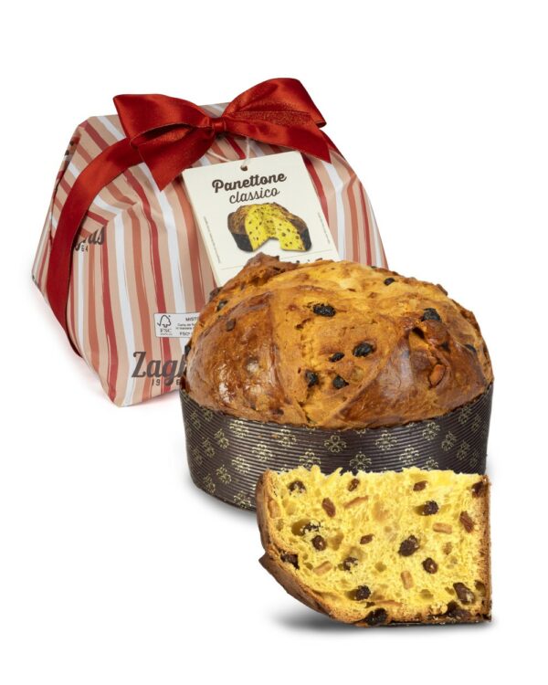 PANETTONE ARTIGIANALE UVETTA E CANDITI