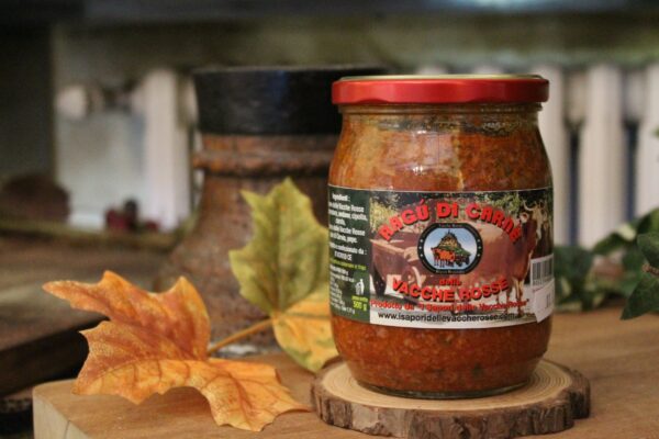 RAGU' DI CARNE DELLE VACCHE ROSSE - 500 grammi