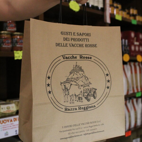 BORSA DI CARTA CON LOGO