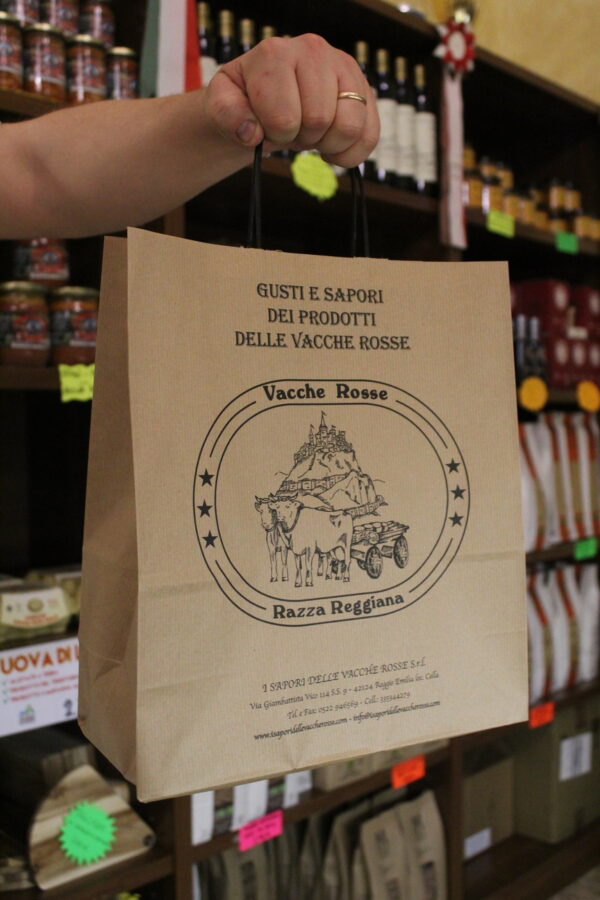 BORSA DI CARTA CON LOGO